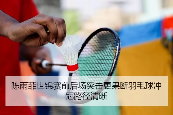陈雨菲世锦赛前后场突击更果断羽毛球冲冠路径清晰